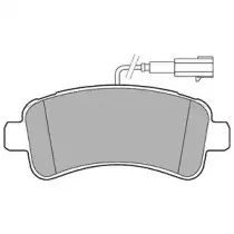 LP3185 DELPHI Комплект тормозных колодок, дисковый тормоз