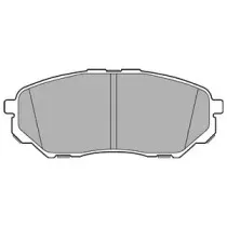 LP3186 DELPHI Комплект тормозных колодок, дисковый тормоз