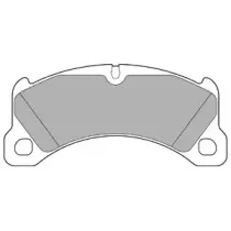 LP3217 DELPHI Комплект тормозных колодок, дисковый тормоз