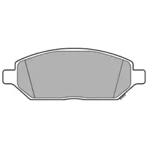 LP3236 DELPHI Комплект тормозных колодок, дисковый тормоз