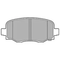 LP3253 DELPHI Комплект тормозных колодок, дисковый тормоз