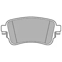 LP3261 DELPHI Комплект тормозных колодок, дисковый тормоз