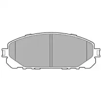 LP3271 DELPHI Комплект тормозных колодок, дисковый тормоз