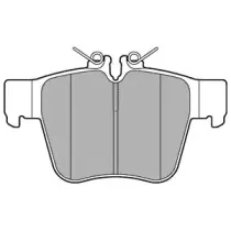 LP3277 DELPHI Комплект тормозных колодок, дисковый тормоз
