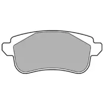 LP3283 DELPHI Комплект тормозных колодок, дисковый тормоз