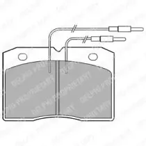 LP501 DELPHI Комплект тормозных колодок, дисковый тормоз