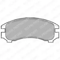 LP546 DELPHI Комплект тормозных колодок, дисковый тормоз