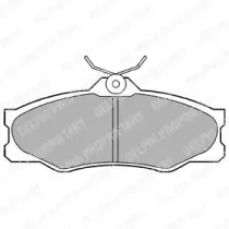 LP548 DELPHI Комплект тормозных колодок, дисковый тормоз