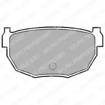 LP570 DELPHI Комплект тормозных колодок, дисковый тормоз