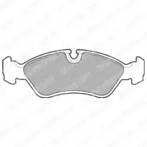 LP585 DELPHI Комплект тормозных колодок, дисковый тормоз