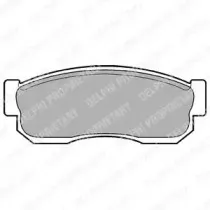 LP744 DELPHI Комплект тормозных колодок, дисковый тормоз