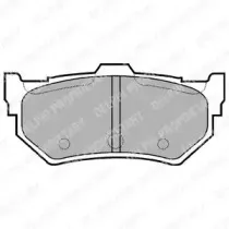 LP768 DELPHI Комплект тормозных колодок, дисковый тормоз