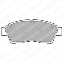 LP789 DELPHI Комплект тормозных колодок, дисковый тормоз