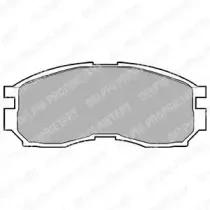 LP803 DELPHI Комплект тормозных колодок, дисковый тормоз
