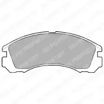 LP871 DELPHI Комплект тормозных колодок, дисковый тормоз