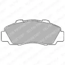 LP872 DELPHI Комплект тормозных колодок, дисковый тормоз