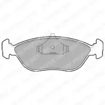 LP876 DELPHI Комплект тормозных колодок, дисковый тормоз