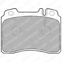 LP929 DELPHI Комплект тормозных колодок, дисковый тормоз