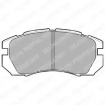 LP930 DELPHI Комплект тормозных колодок, дисковый тормоз
