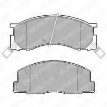 LP941 DELPHI Комплект тормозных колодок, дисковый тормоз