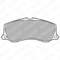 LP945 DELPHI Комплект тормозных колодок, дисковый тормоз