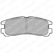 LP955 DELPHI Комплект тормозных колодок, дисковый тормоз