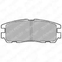 LP965 DELPHI Комплект тормозных колодок, дисковый тормоз