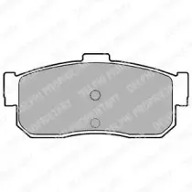 LP975 DELPHI Комплект тормозных колодок, дисковый тормоз