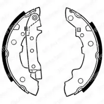 LS1217 DELPHI Комплект тормозных колодок
