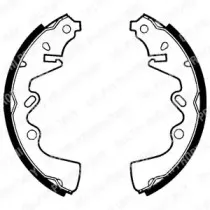 LS1302 DELPHI Комплект тормозных колодок