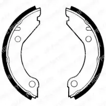 LS1375 DELPHI Комплект тормозных колодок, стояночная тормозная система
