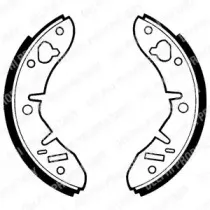 LS1415 DELPHI Комплект тормозных колодок