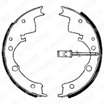 LS1605 DELPHI Комплект тормозных колодок