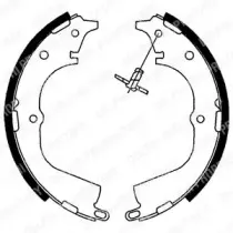 LS1744 DELPHI Комплект тормозных колодок