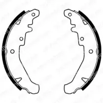 LS1924 DELPHI Комплект тормозных колодок