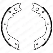 LS1928 DELPHI Комплект тормозных колодок, стояночная тормозная система