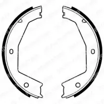 LS1954 DELPHI Комплект тормозных колодок, стояночная тормозная система