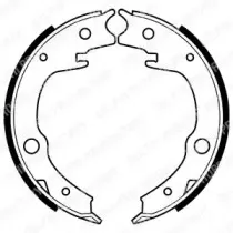 LS1994 DELPHI Комплект тормозных колодок, стояночная тормозная система