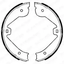 LS1995 DELPHI Комплект тормозных колодок, стояночная тормозная система