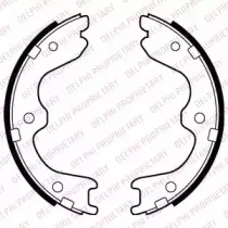 LS2029 DELPHI Комплект тормозных колодок, стояночная тормозная система