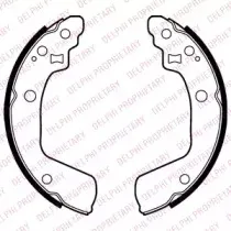 LS2046 DELPHI Комплект тормозных колодок