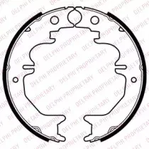 LS2053 DELPHI Комплект тормозных колодок, стояночная тормозная система