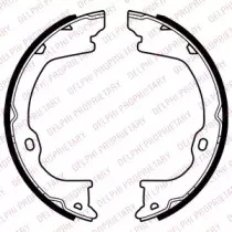 LS2055 DELPHI Комплект тормозных колодок, стояночная тормозная система