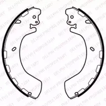 LS2057 DELPHI Комплект тормозных колодок