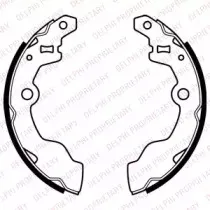 LS2069 DELPHI Комплект тормозных колодок