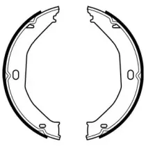 LS2078 DELPHI Комплект тормозных колодок, стояночная тормозная система