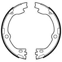 LS2119 DELPHI Комплект тормозных колодок, стояночная тормозная система