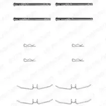 LX0001 DELPHI Комплектующие, колодки дискового тормоза