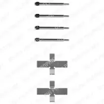 LX0003 DELPHI Комплектующие, колодки дискового тормоза