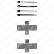 LX0006 DELPHI Комплектующие, колодки дискового тормоза